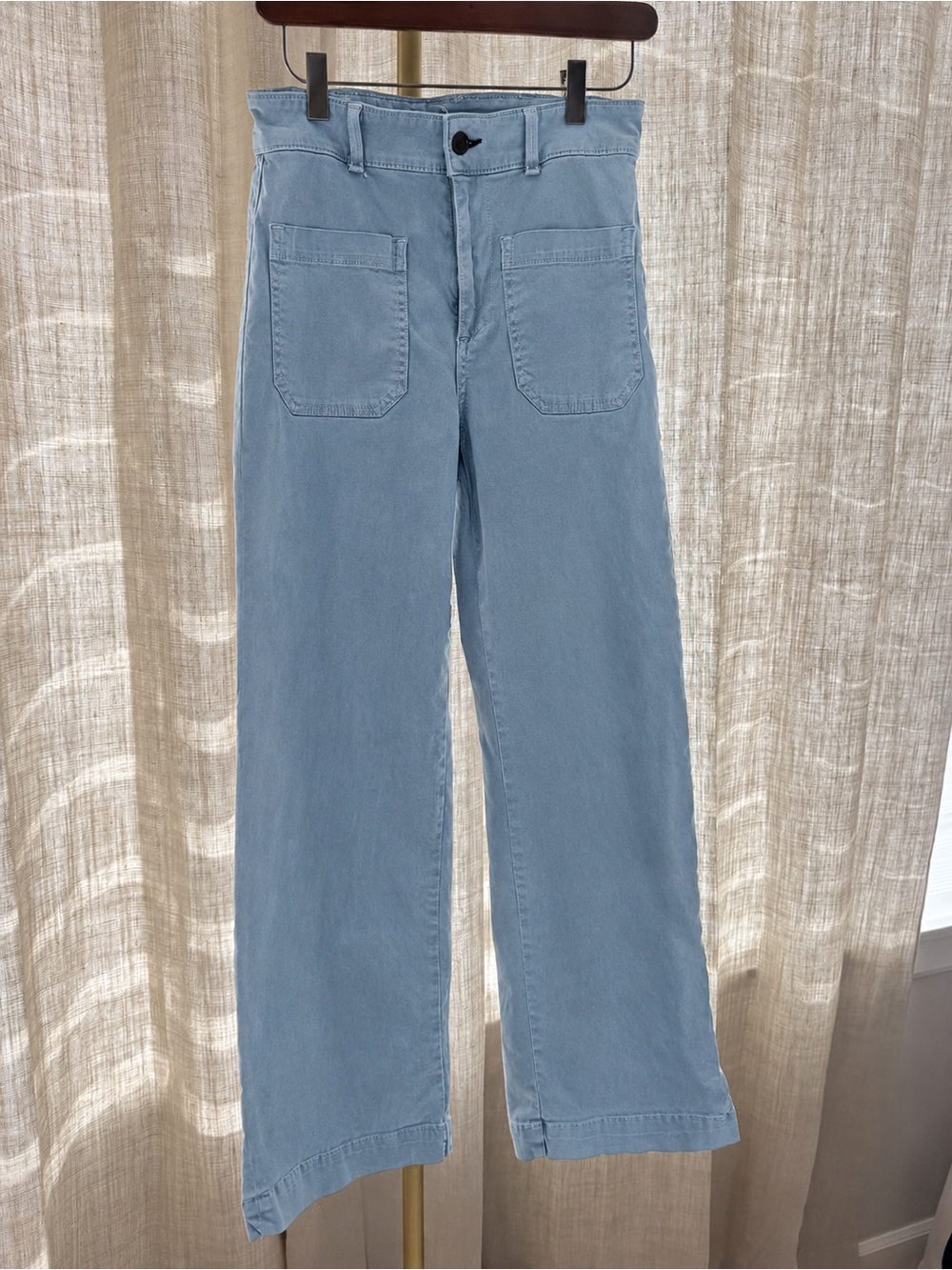 ASKK NY Light Blue Wide Leg High-Rise Jeans - Picture 2 of 8